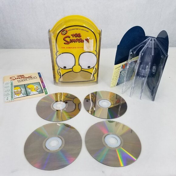 The Simpsons The Complete Sixth Season (DVD, 2005, 4 Discs) Homer Molded Head - Picture 5 of 9